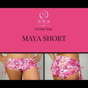 ENA Yoga Apparel Maya Short in Divine Pink